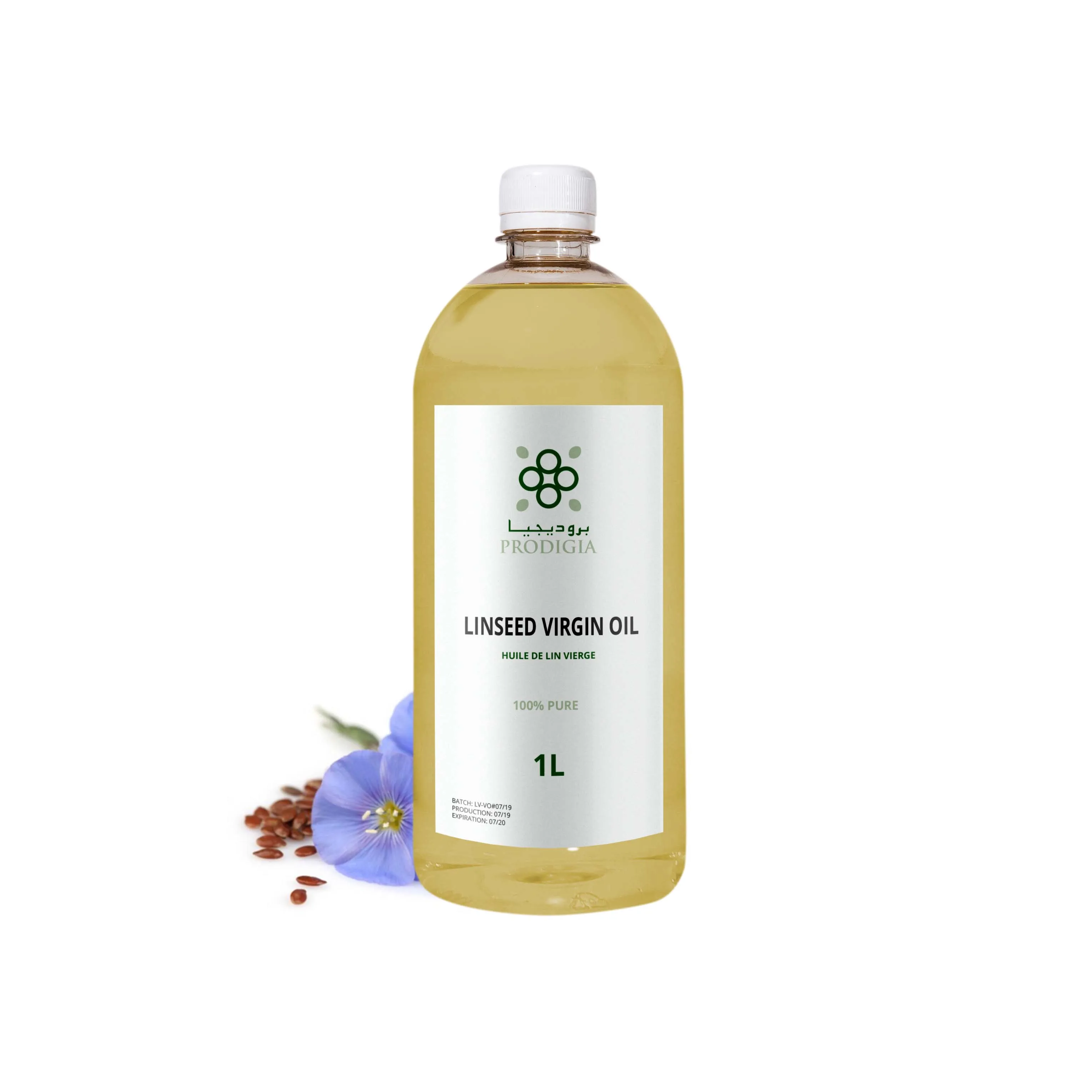 Wholesale 100% Natural Flaxseed Oil (Linseed Oil) Best Price 5L Drum - From Morocco