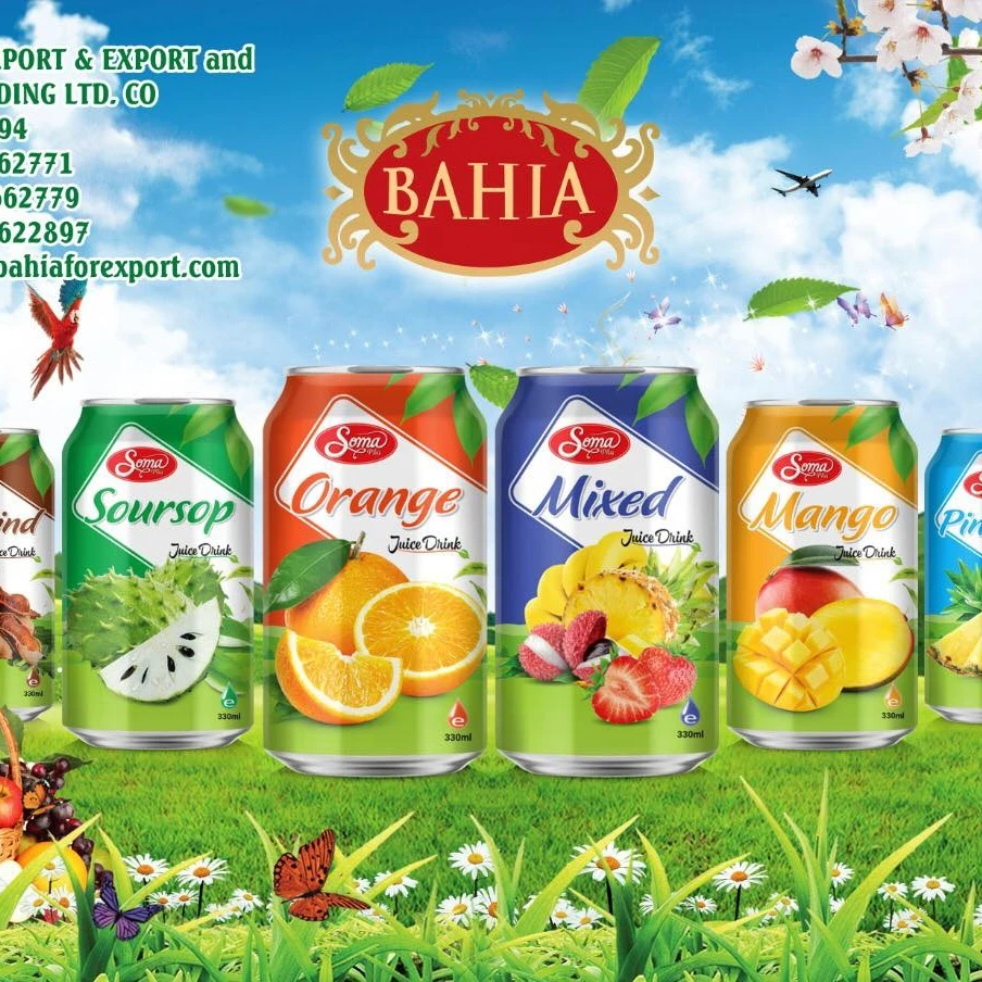 
 Сома плюс фруктовые соки  