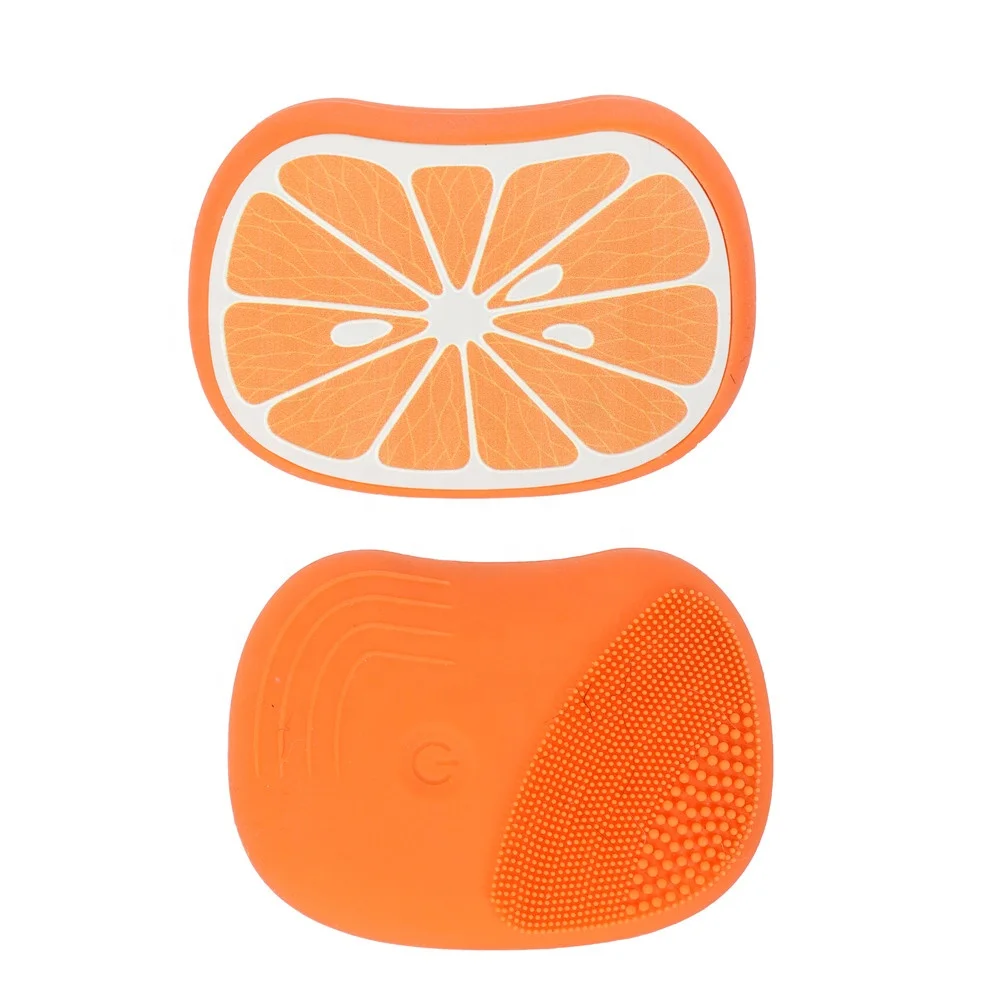 Водонепроницаемая звуковая вибрационная силиконовая щетка для глубокой очистки лица