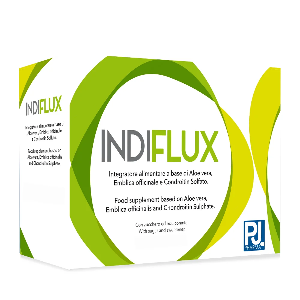 gruppo farmaimpresA (PJPHARMA) HIGH QUALITY ITALIAN HEALTH SUPPLEMENT WITH Aloe Barbadensis FOR GASTRIC ACIDITY INDIFLUX