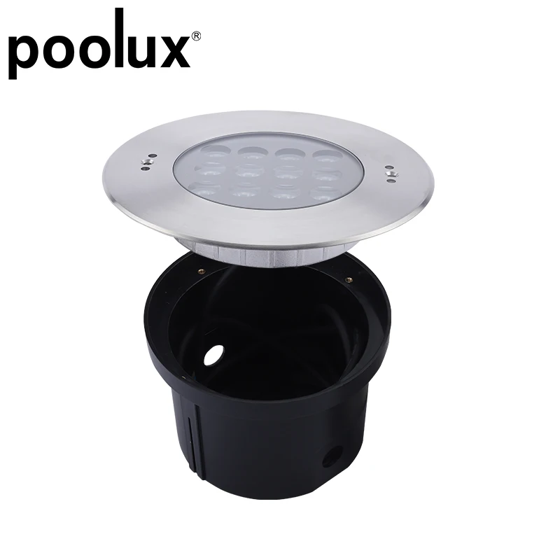 IP68 waterproof 205mm  316L  super bright led stainless steel high power 24watt swim pool led light underwater light