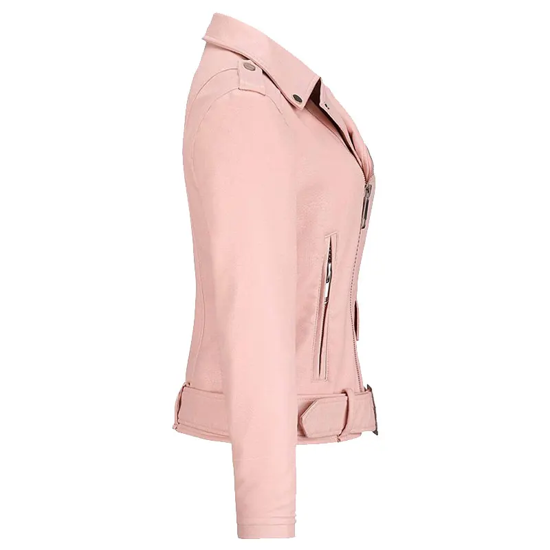 
Best Quality Women 100% Genuine Lamb Leather Vintage Biker Jacket Made in Pakistan 