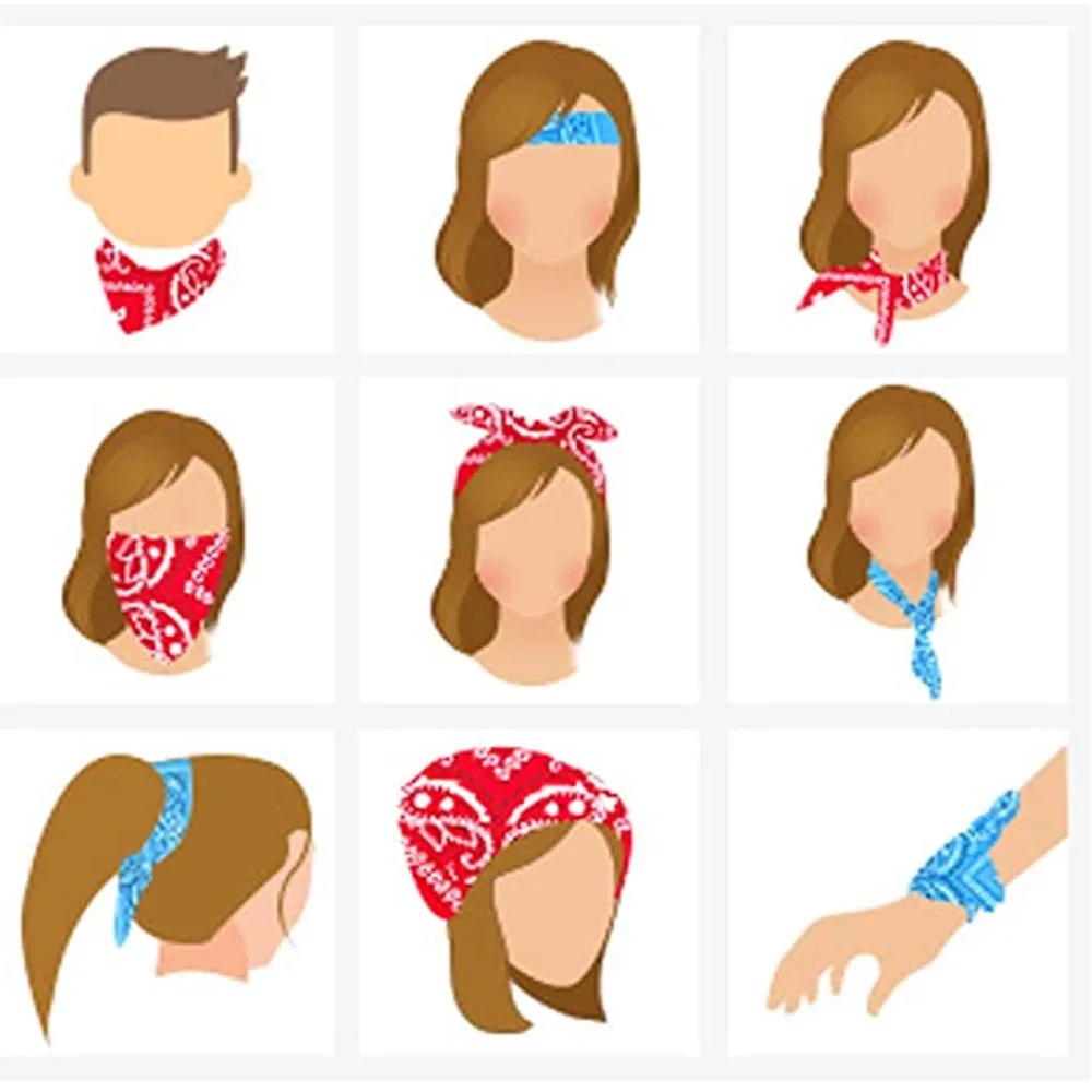 wholesale bandana 100% cotton bandanas sport headwear 100% cotton bandana bib