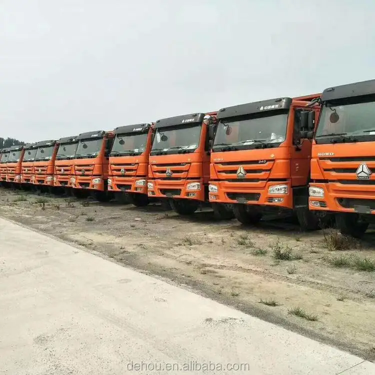 Second hand 6X4 sinotruk dumper truck howo tipper trucks for sale