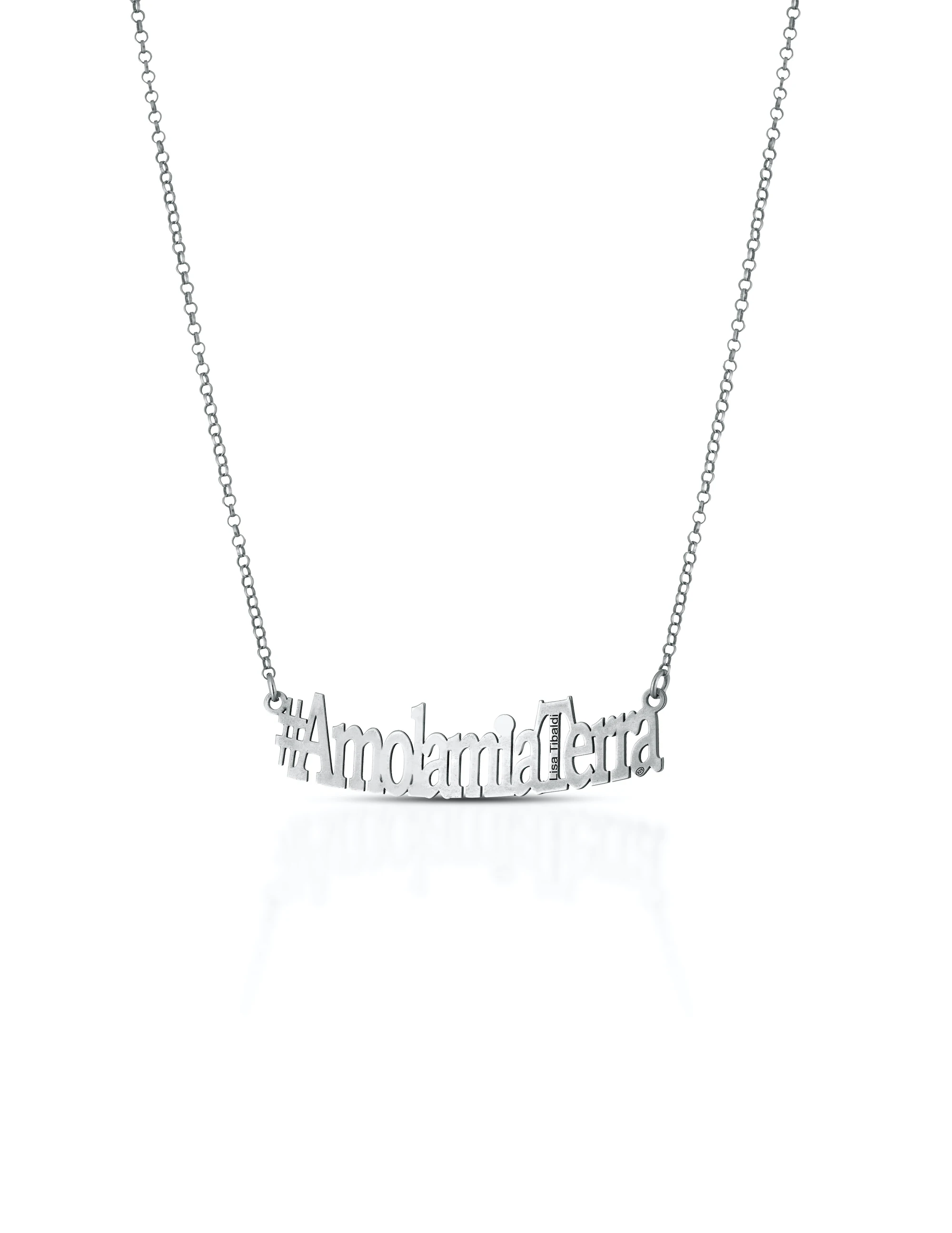 
Made in Italy silver 925 necklace Style#AmolamiaTerra Basic 