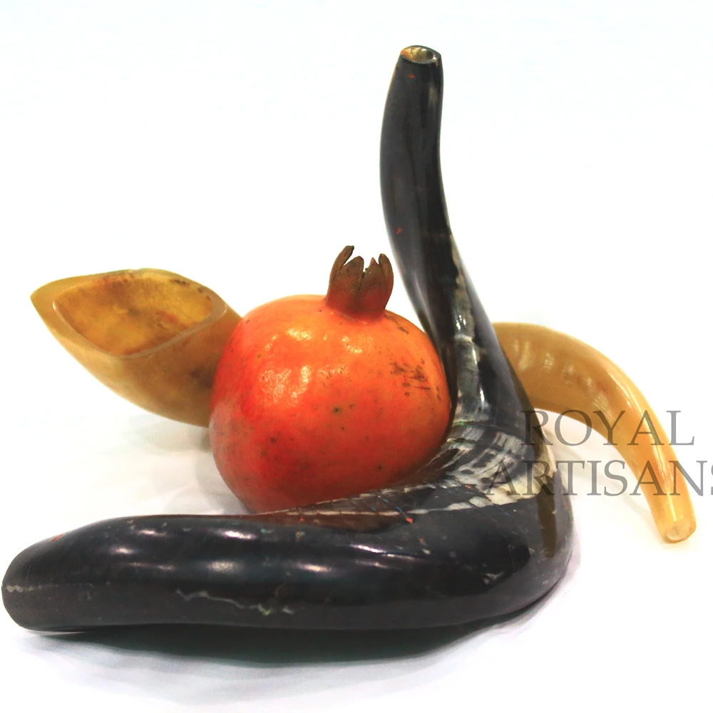 Shofar Kosher Ram Horn 40-45 cm  Hand Great For Rosh Hashana Yom Kippur Yamim Noraim Bar & Bat Mitzvah Wedding Jewish