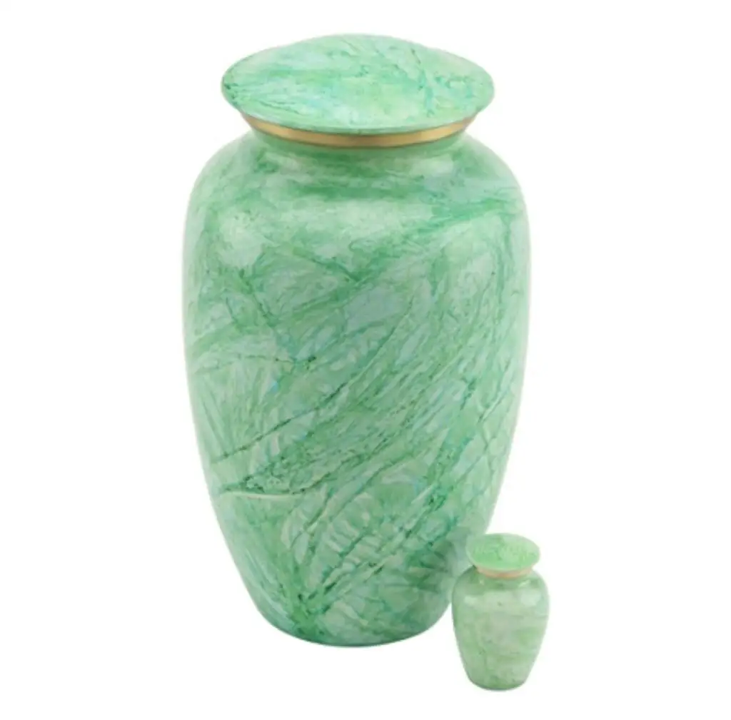 Готовая наклейка с изображением морского дна ручной резкой и эмалированной кремацией/урной