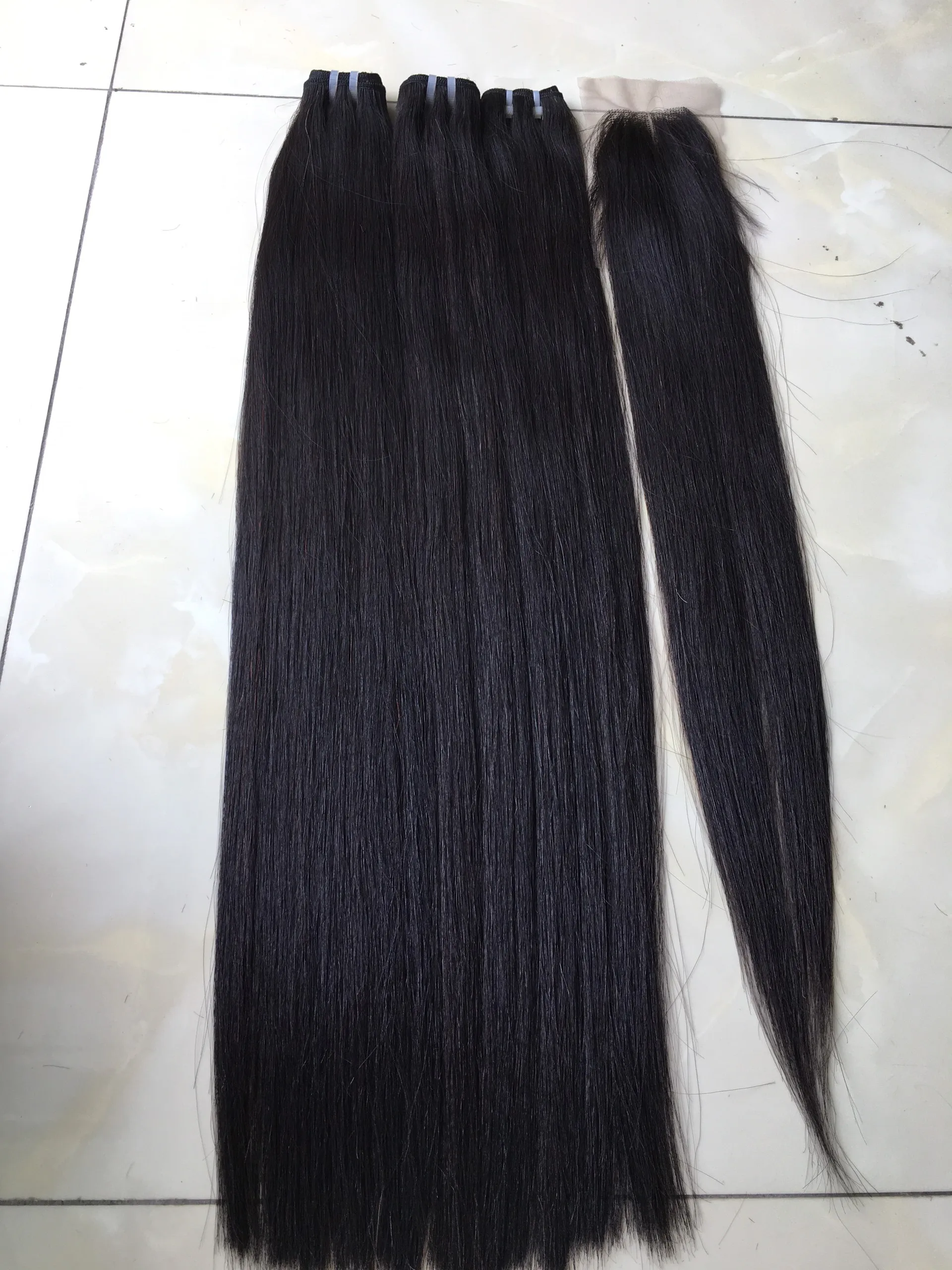 Оптовые продажи прямые длинные волосы для необработанного Вьетнама 100% человеческие remy наращивание человеческих волос