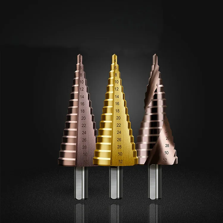 2021 Stainless Steel Iron Cone Triangle Long Pipe Water Bit Garden Hole Spiral Drill