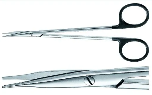  Медицинские ножницы из нержавеющей стали с прямой головкой и изгибом хирургические