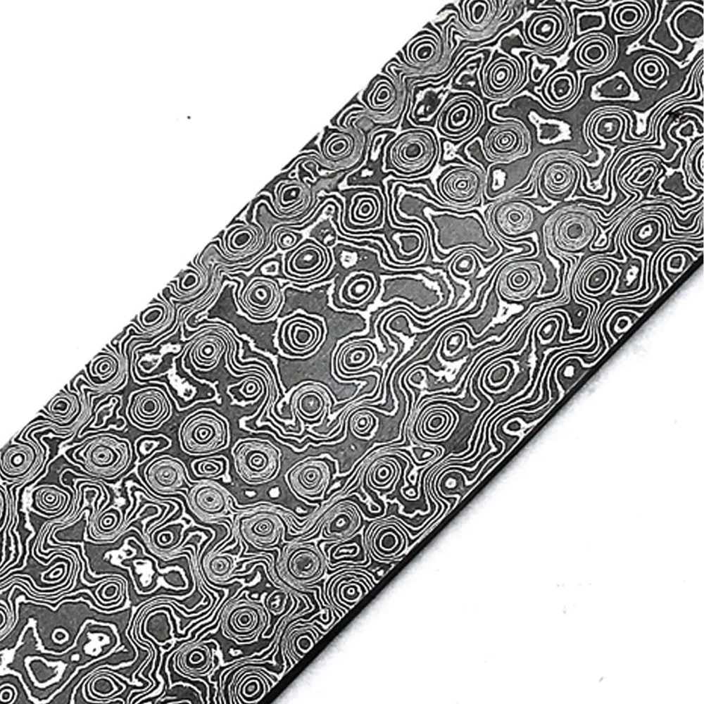 
High Quality Handmade Damascus Ladder Pattern Steel Billets . 