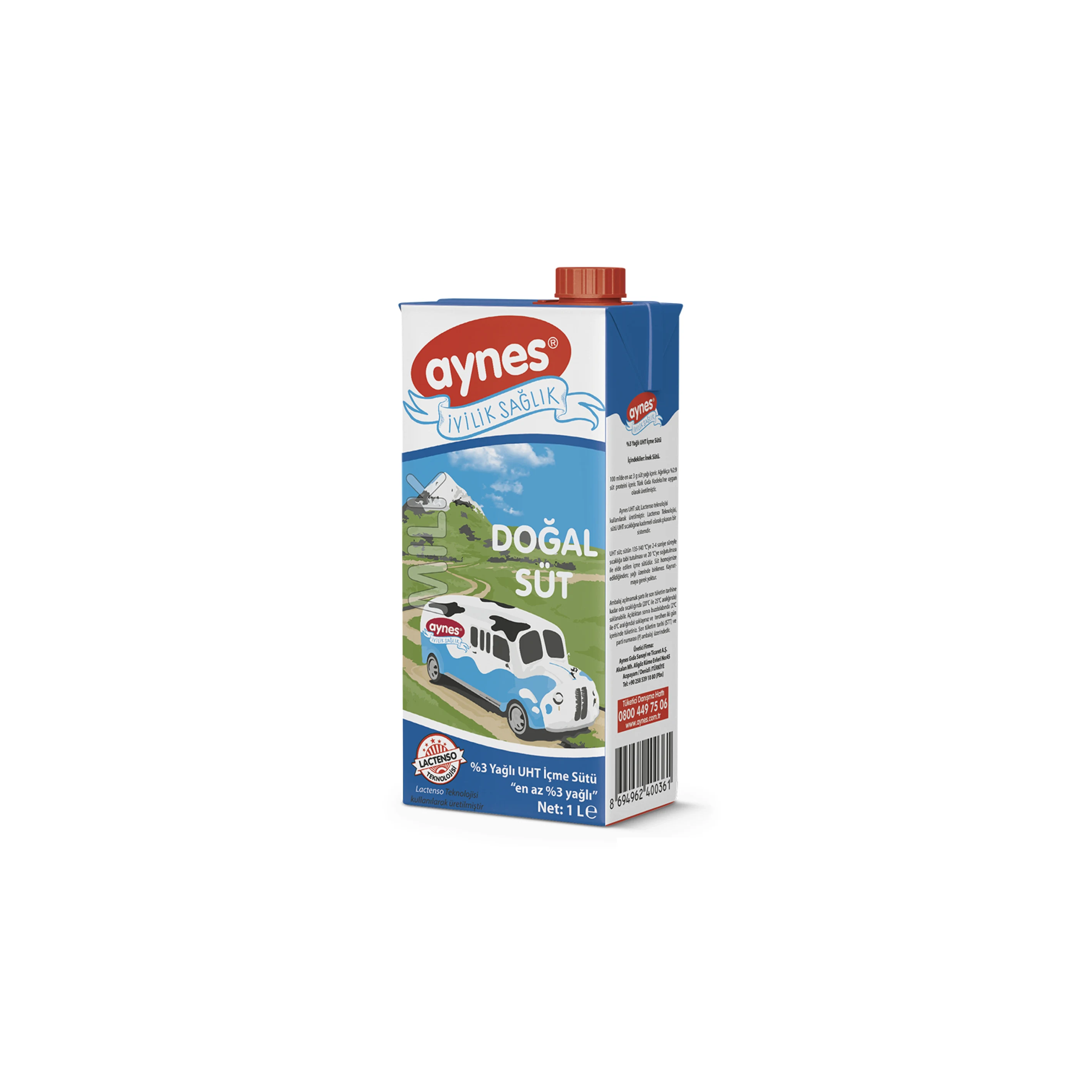 
Long Life UHT 3% Fat Drinking Milk 1000 ML 