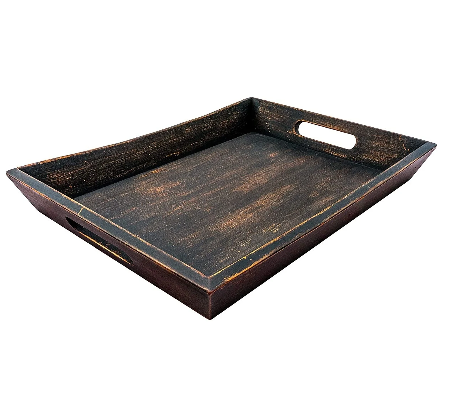 Деревянный сервировочный поднос с логотипом на заказ от производителя деревянный ручной работы из Индии