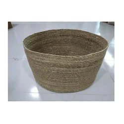 Factory Price Top Quantity Best Selling In Stock Customize Size100% Jute Nature Baskets with Straw & Plastic