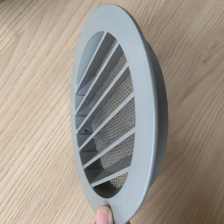 Hvac system Round External Aluminium Louvered Vent