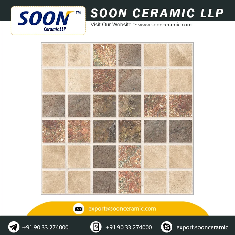 High Quality 300x300 Digital Parking Porcelain Floor Tiles from Indian Exporter