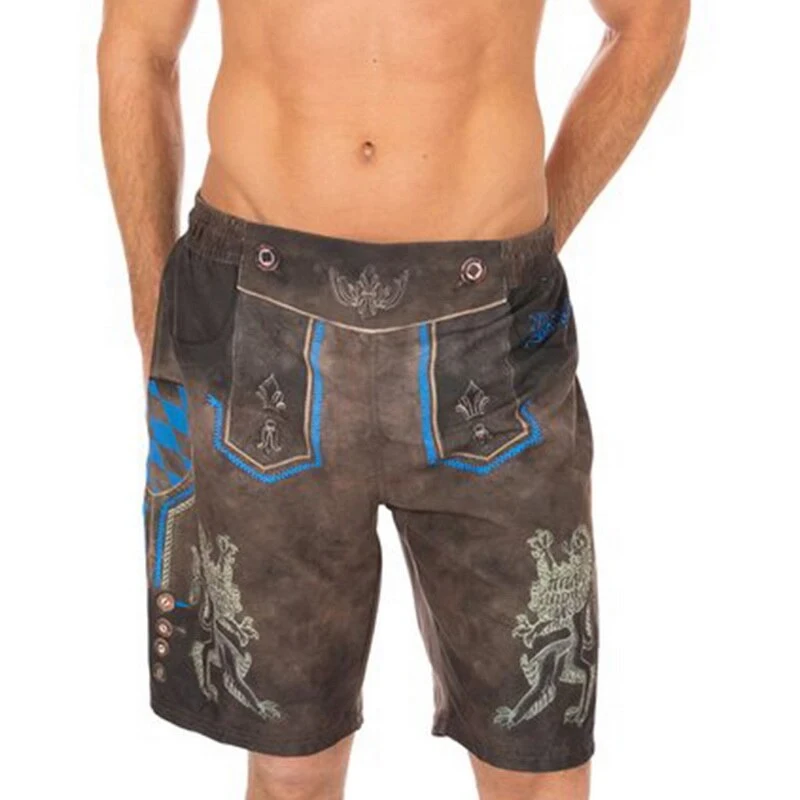 High Quality Fashion New Style lederhosen leather bavarian shorts