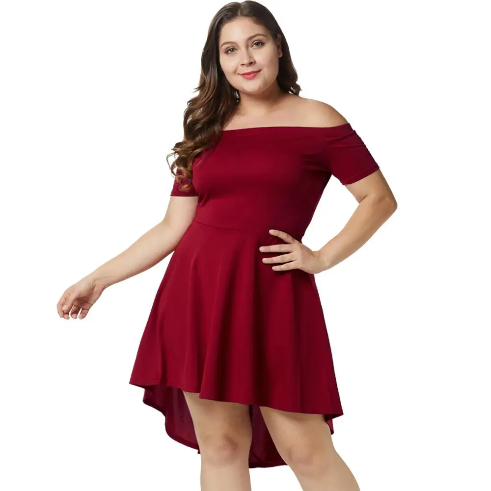 Elegant Party plus size online shopping dresses 2020 new one piece women dresses