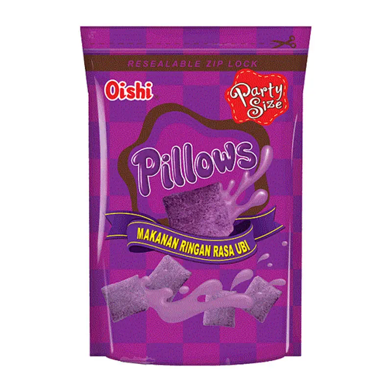 Pillow Snack 110gr chocolate sweet potato cheese flavour high grade snack best seller snack for wholesaler and distributor