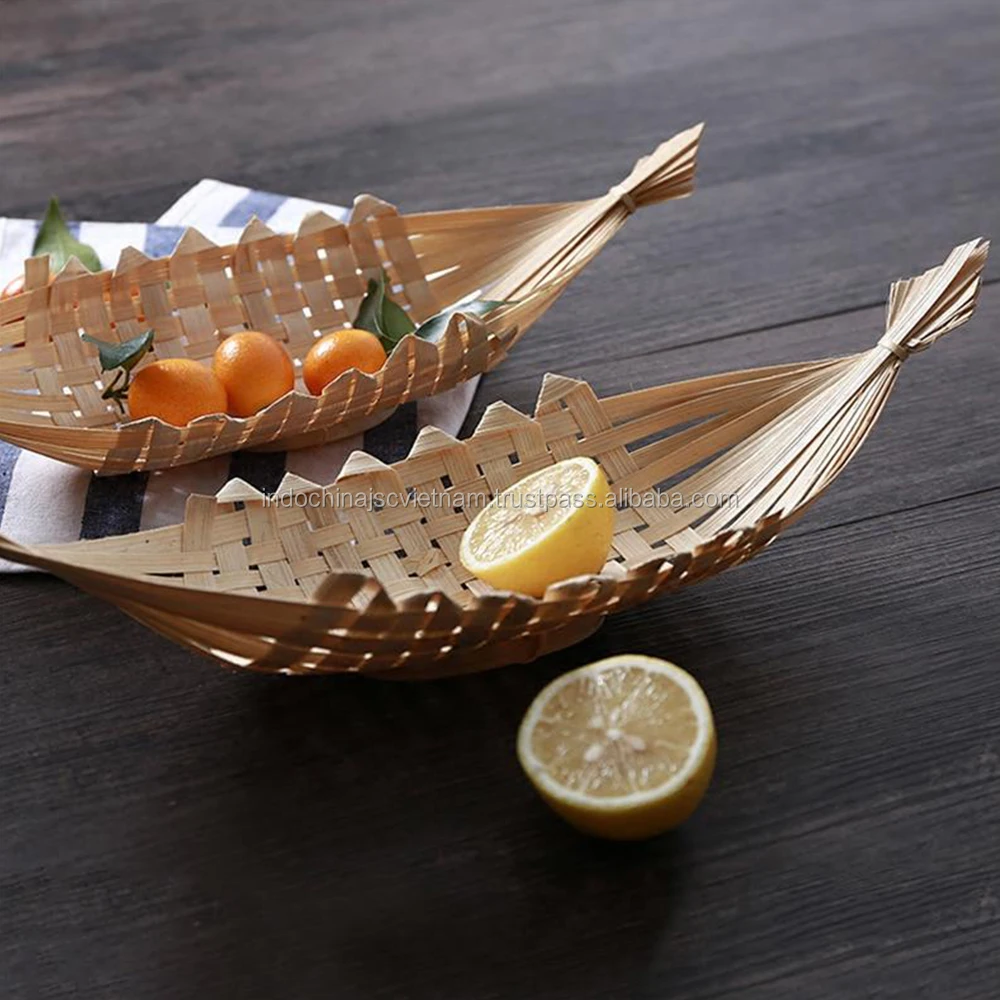 Bamboo serving tray/fruit tray/restaurant fast food tray wholesale