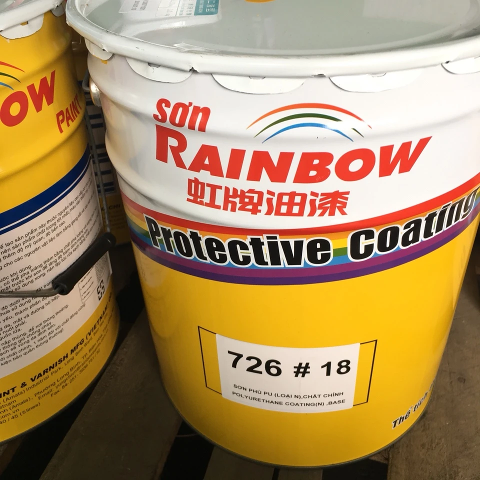 Polyurethane Coating Paint High gloss Excellent resistance to weathering, Excellent resistance to oil, acids, alkali solvents