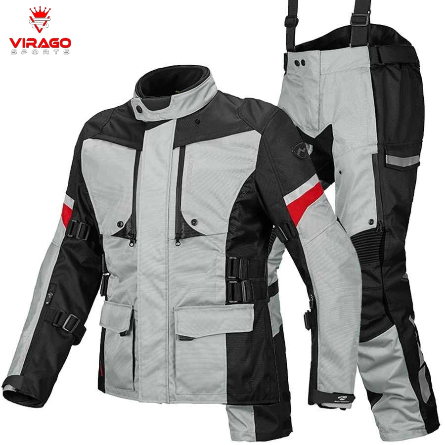 Custom Design Cordura Waterproof Racing Motorcycle Motorbike Suit Jacket & Pant