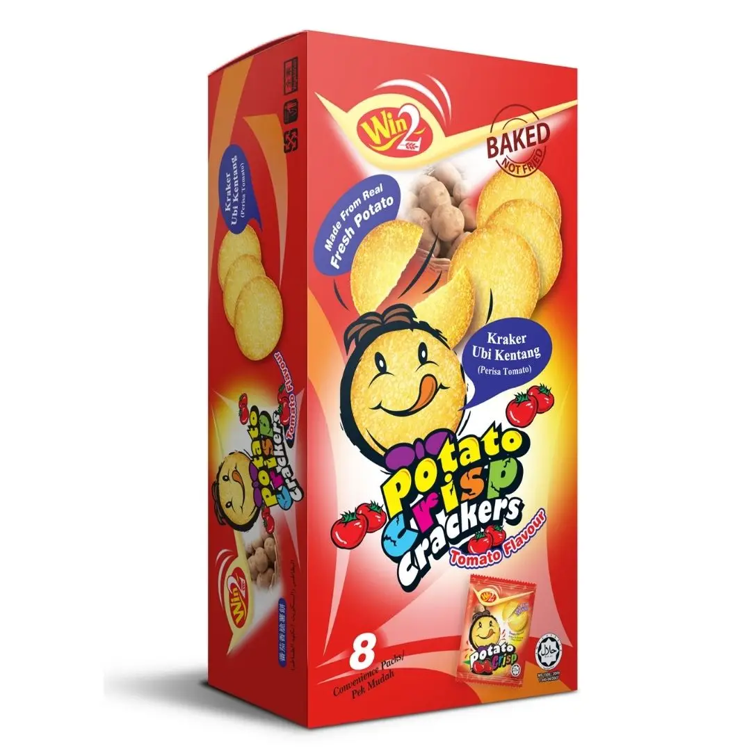 Win2 вкус картофеля хрустящий крекер томатный вкус 160 г