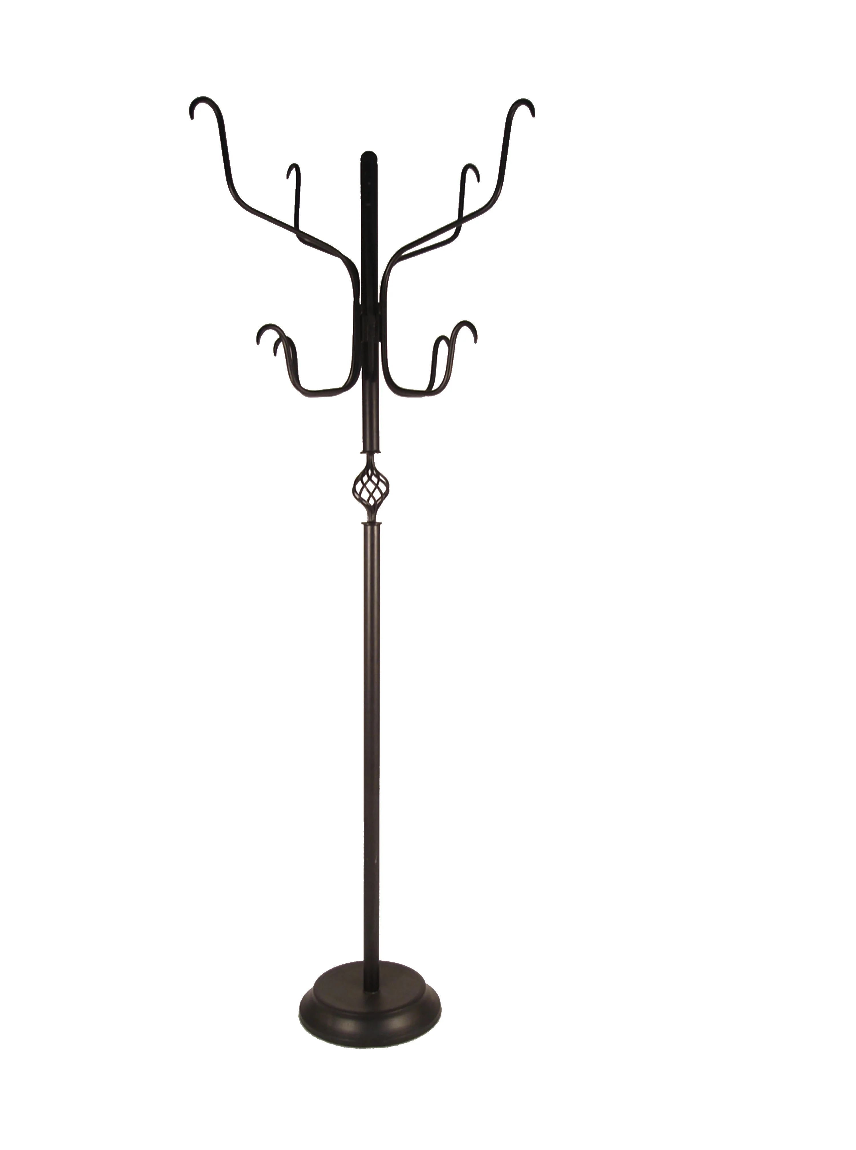 Metal Coat Rack Hanger Stand, Single Pole