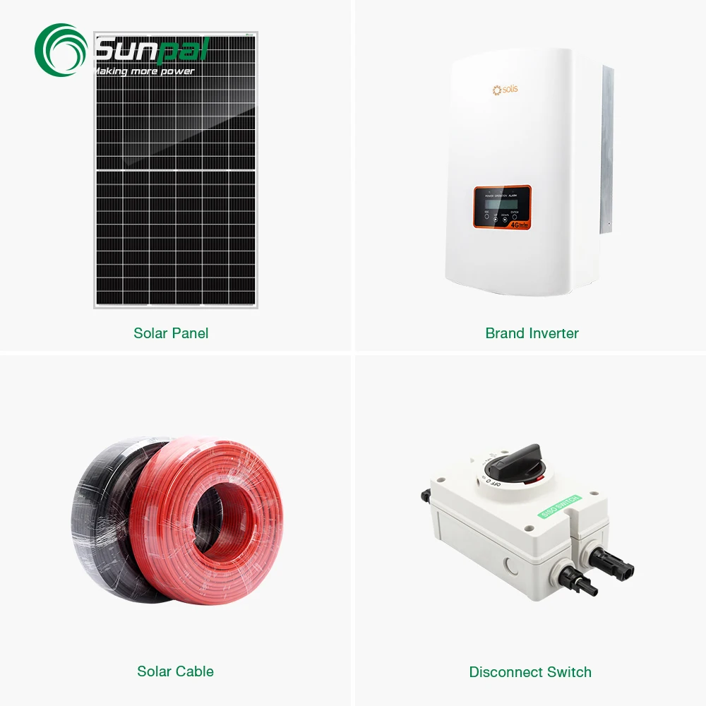 Solis MiNi Home Solar Power On Grid System 6000W 7000W 8000W 9000W 10000W очень дешевый и использованный.