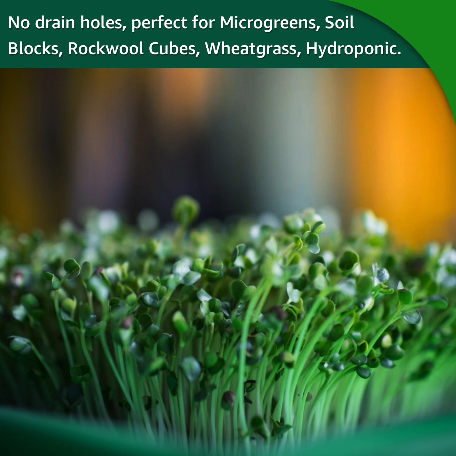  Лотки экстра-прочности для гидропоники Microgreen лоток прорастания растений пшеницы