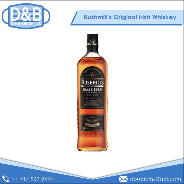 Огромный спрос, изготовленный из одного солода, высшее качество, черная Кустарниковая мельница, ирландское виски