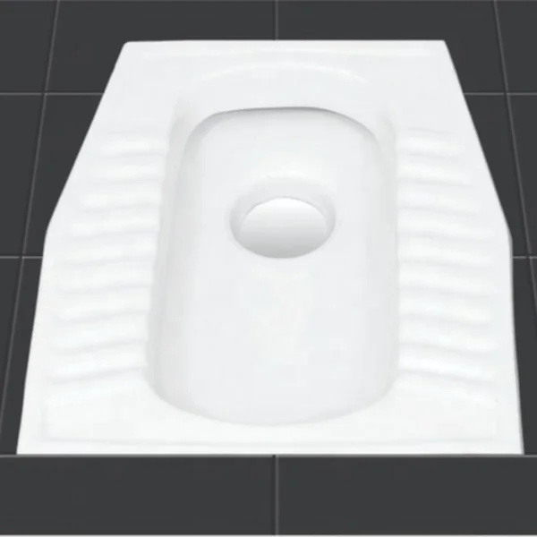 VIstaar White Ceramic Eastern Pan Squatting Porcelain Toilet Water Closet from India Export Quality Cheapest Price