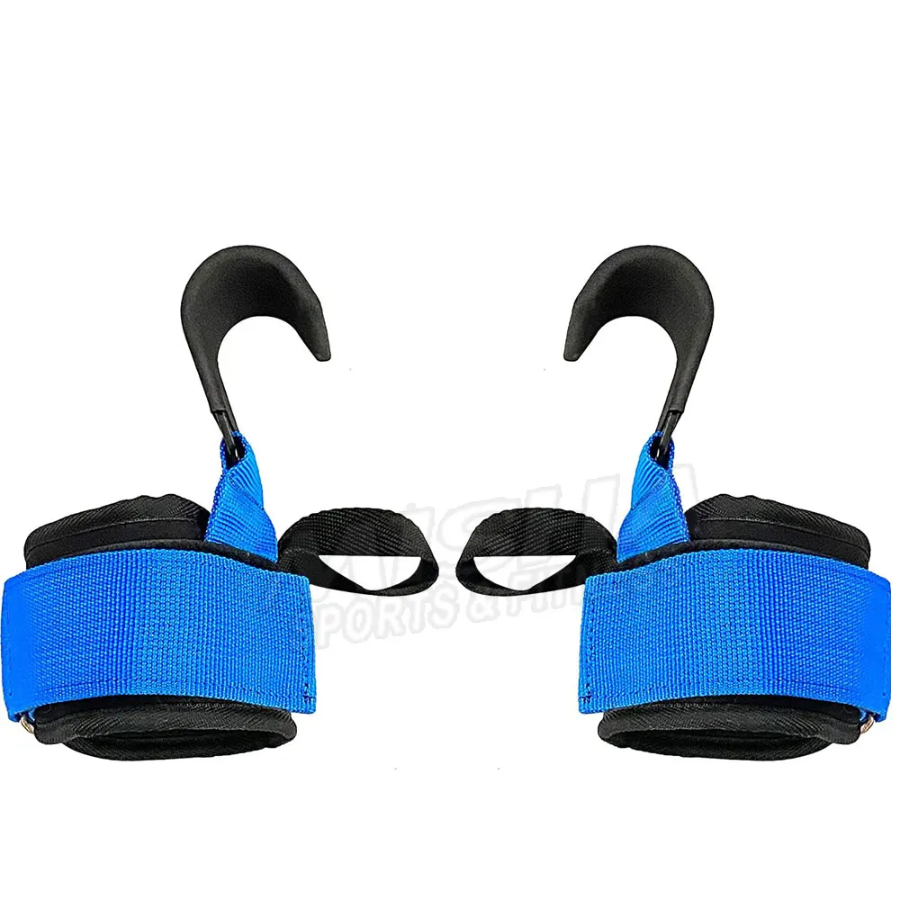 Hot Selling Lifting Wrist Straps for Weightlifting Powerlifting Strength Training Hooks Fitness Gloves Weight Lifting Hook
