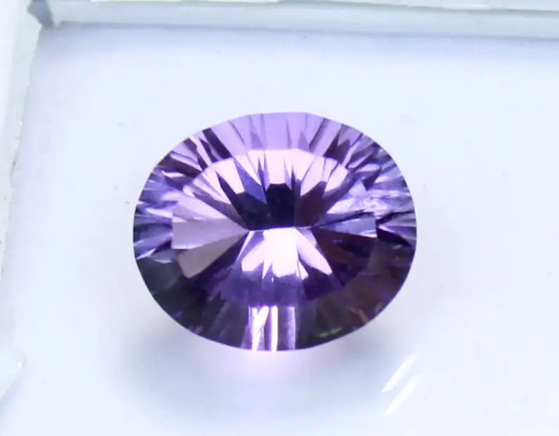 100% Natural Amethyst Gemstone Excellent Cut Top Quality Round Shape Faceted Cut Loose Gemstone Jewelry Making Use Bulk Sale OEM