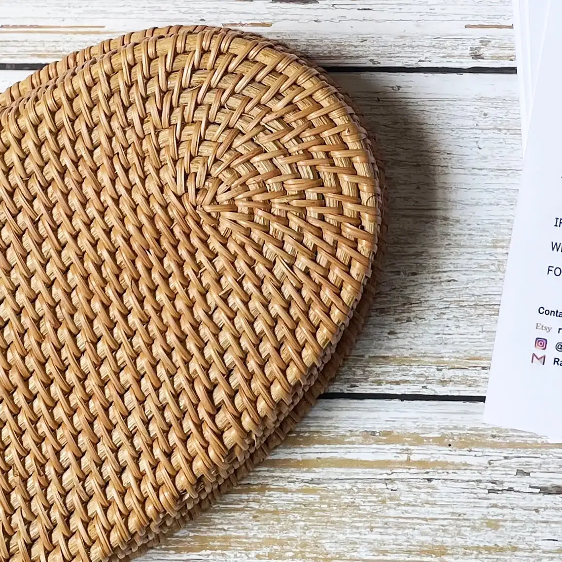 Oval Rattan Woven Tray  for Coffee Table, Woven Wicker Storage Basket for home office organization