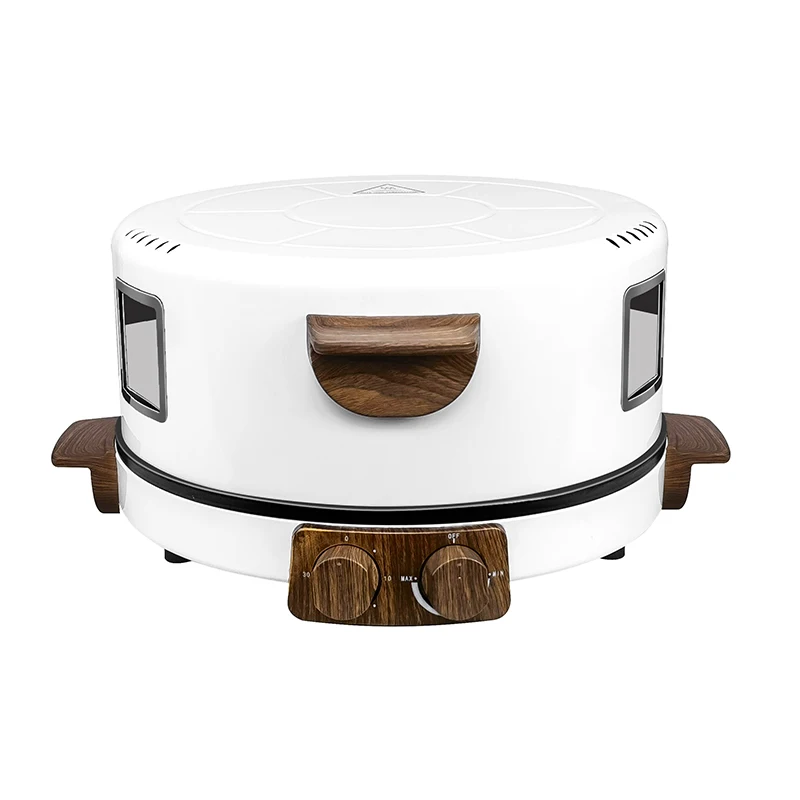 40 см Бытовая с регулируемой температурой автоматическое арабский хлебопечка Пита делая машину с Окно визуализации и свет