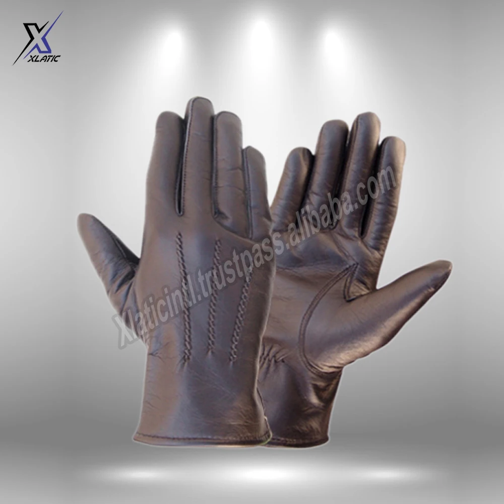2021-22 Men Classic Retro Style Quality Sheepskin lined Leather Driving winter fashion outdoors Gloves
