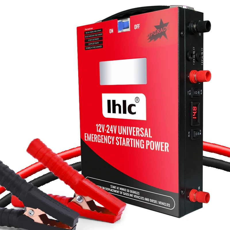 New product car handheld car jump starter and power supply 12V/24V jump starter power bank for cars trucks