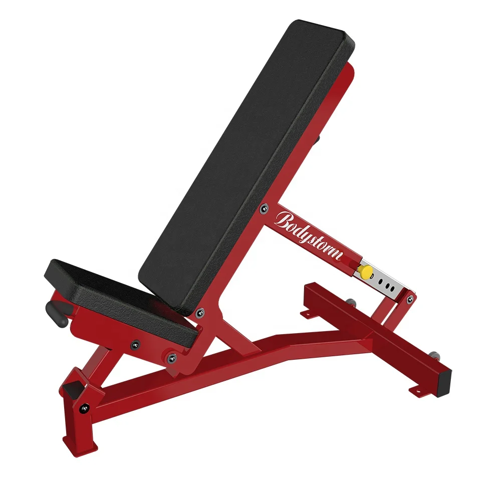 commercial gym equipment Best steel tube training adjustable bench that used in building shape
