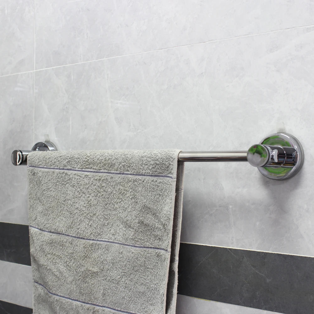 Bathroom Movable Suction Cups Towel Rack Vacuum Suction Cup Towel Rack 304 Stainless Steel Stainless Bathroom Holder