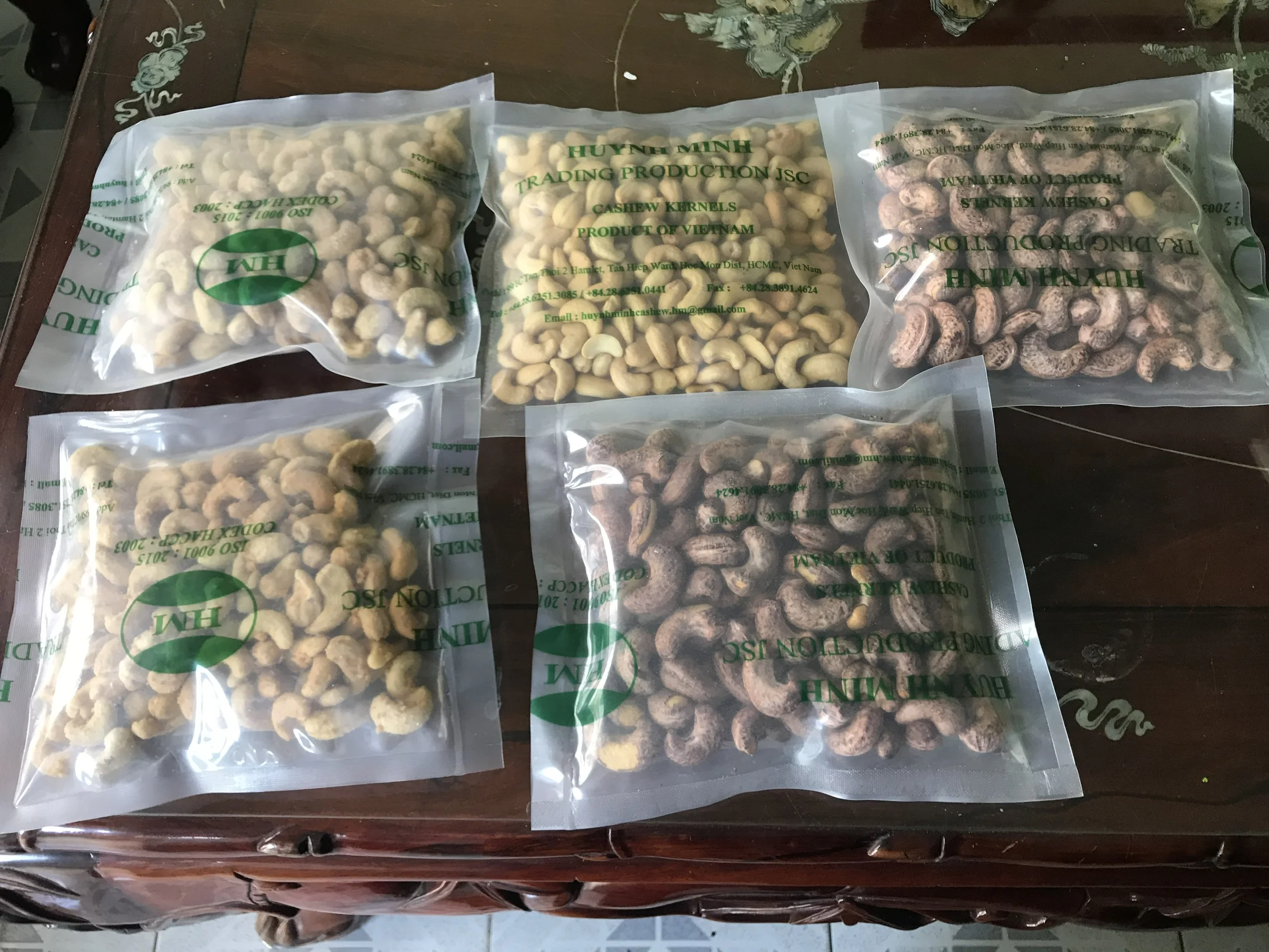 Nuts Kernels Dried Cashew Salted Roasted Cashew from Vietnam