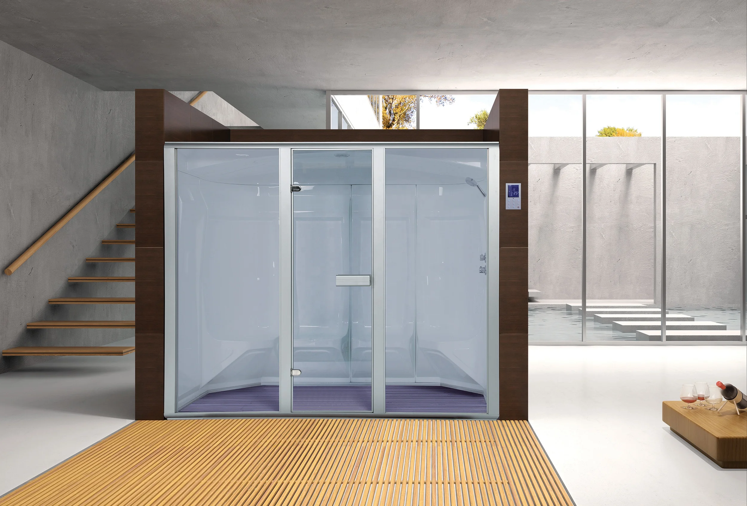 popular acrylic indoor sauna wet steam room price WS-210ST(P4)