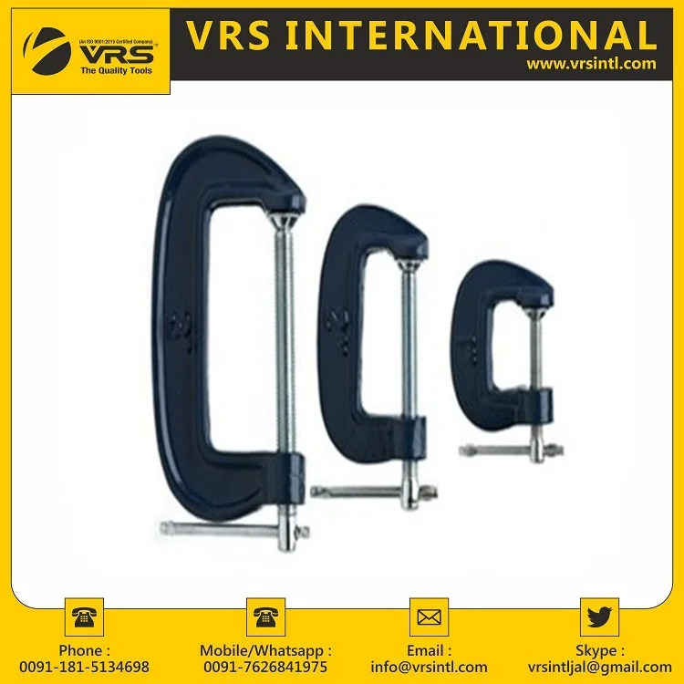 Multifunctional Quick Release G-Clamp C clamp available in Various Different Sizes used to Hold a Wood or Metal Workpiece