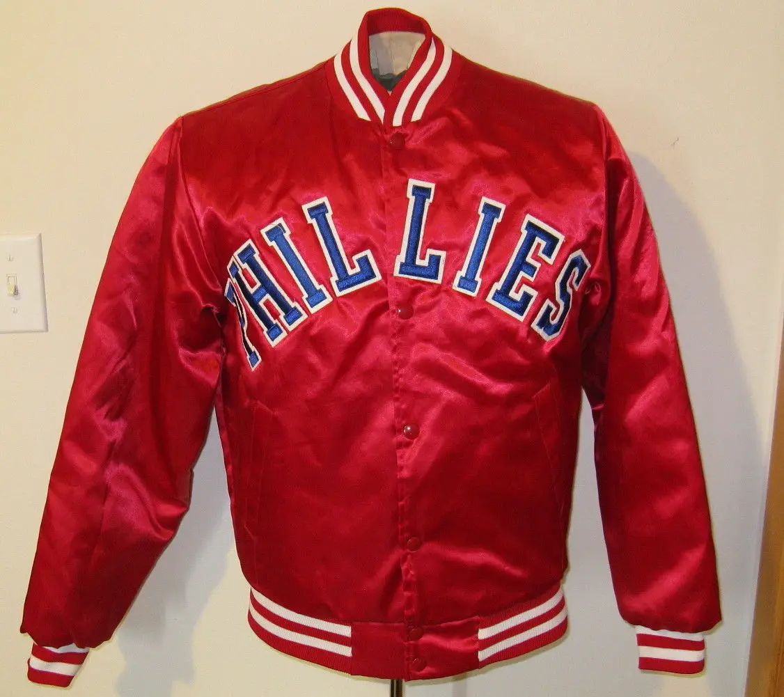 Custom Red  Satin Varsity Jackets, Satin Baseball Jackets, Cotton Varsity Jackets