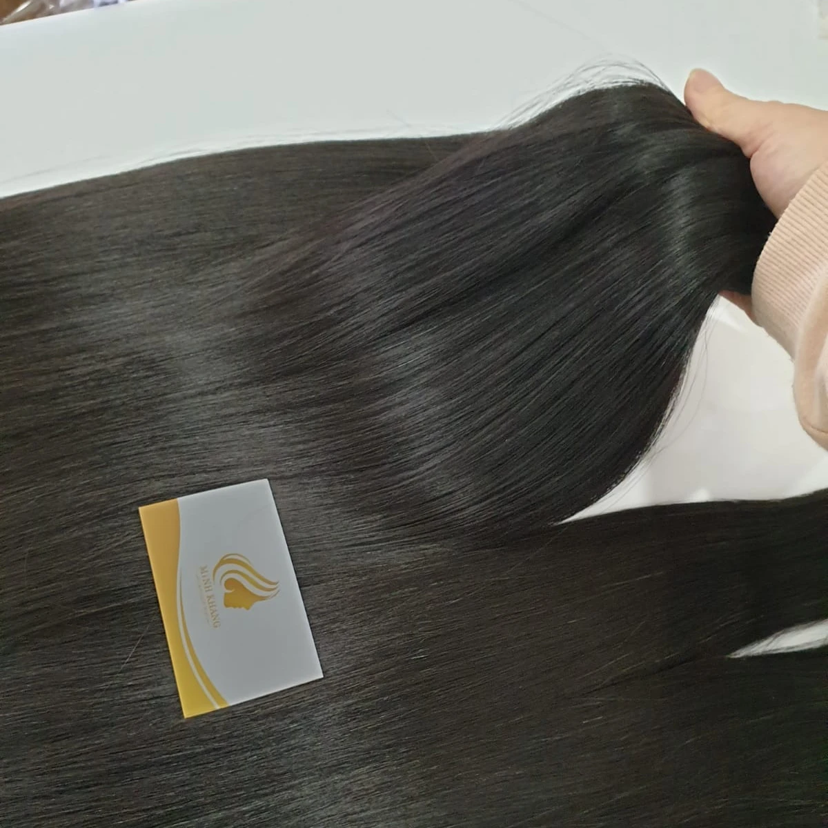 Идеальная пучка прямых костей для изготовления париков необработанных вьетнамских волос 100% выравненных кутикулы 8-32 дюйма