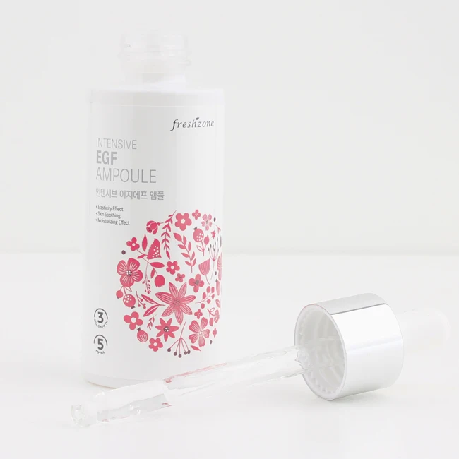 EGF AMPOULE for Korean Skincare Cosmetics OEM ODM by Customizing Ingredients bottle and Packaging