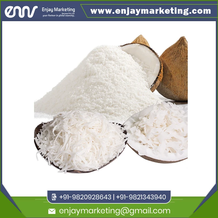Best Seller High Quality Coconut Powder Desiccated Coconut Low Fat Grade Fine Grade Instant Bulk Pure Dried