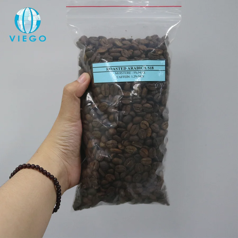  Жареные кофейные зерна экран 18 Arabica высокое качество низкая цена Арабика жареные 500 грамм пакет