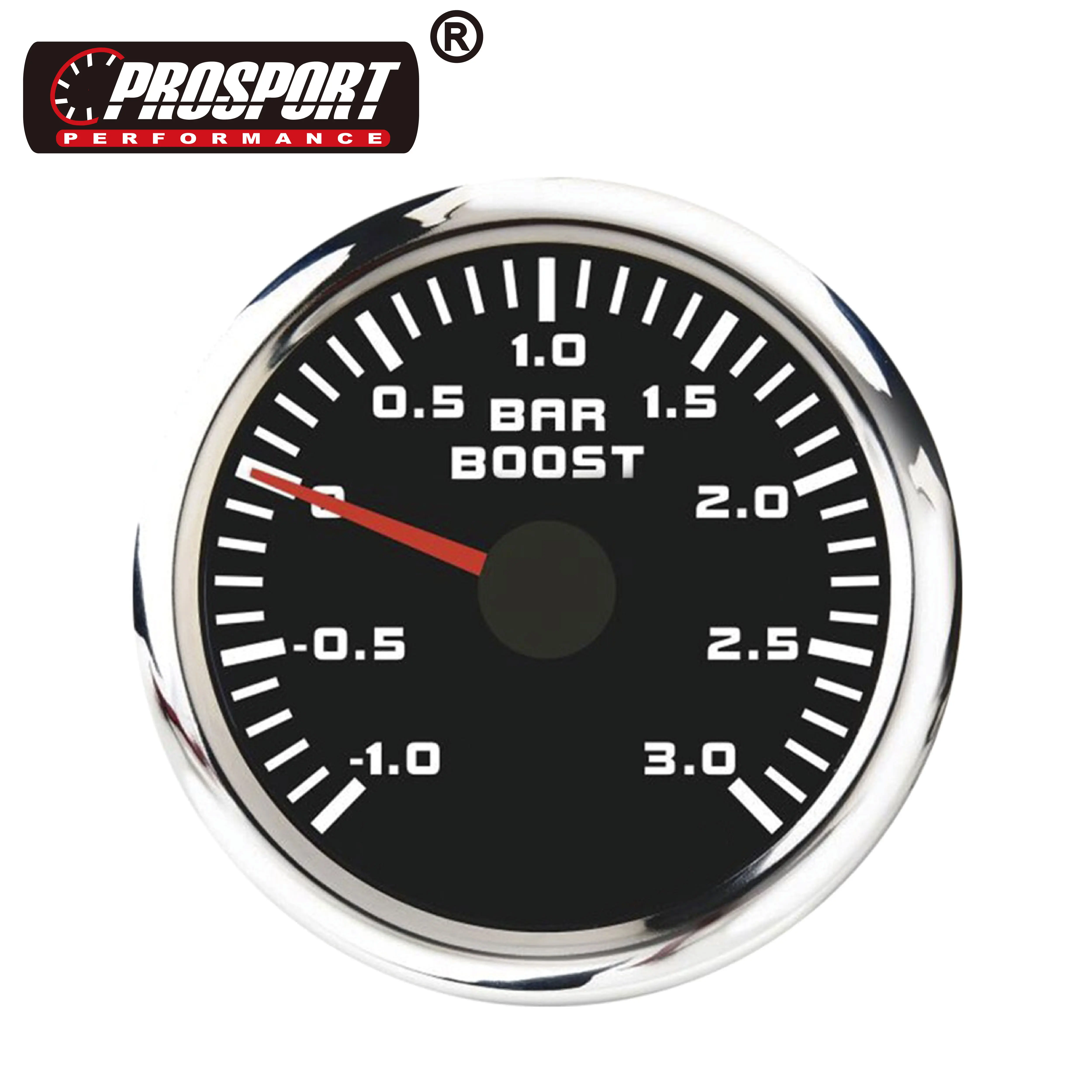 52 мм черная лицевая электрическая-1 ~ 3 бар тяжелый грузовик автобус сельскохозяйственная машина Тюнинг автомобиля грузовик генератор игла турбоускоритель