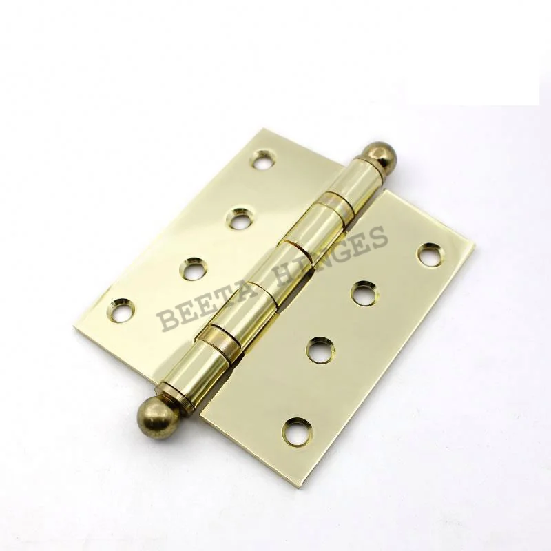 
Flat Head Ball Bearing Butt Hinge for Heavy Door Decorative Tip 